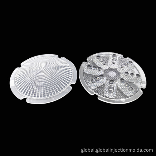 Clear Acrylic Injection Moulding Die Light optical lens plastic injection mold Manufactory